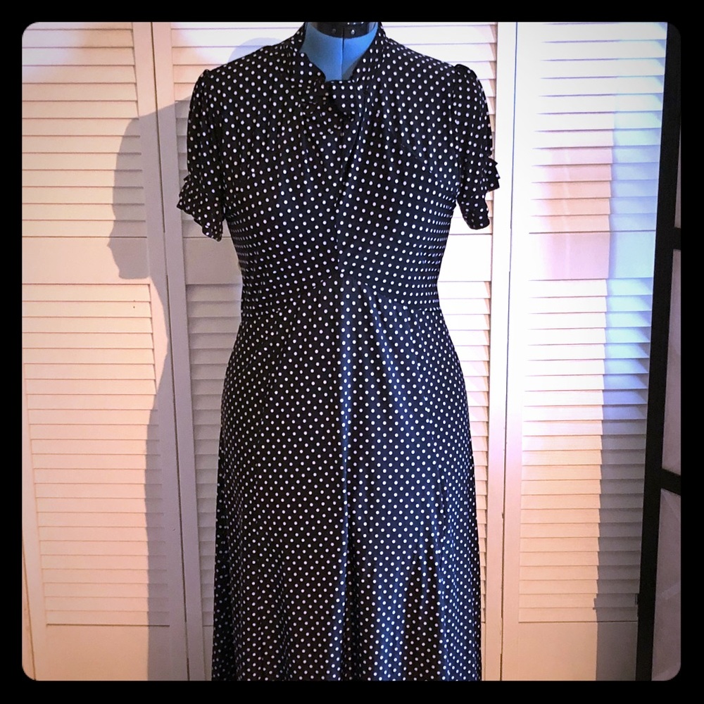 Lindy Bop Polka Dot Tea Dress